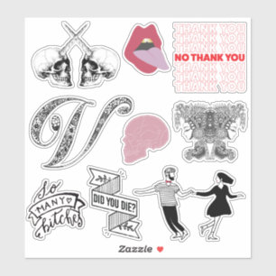 VW'S CHIC ICONS STICKERS AUFKLEBER