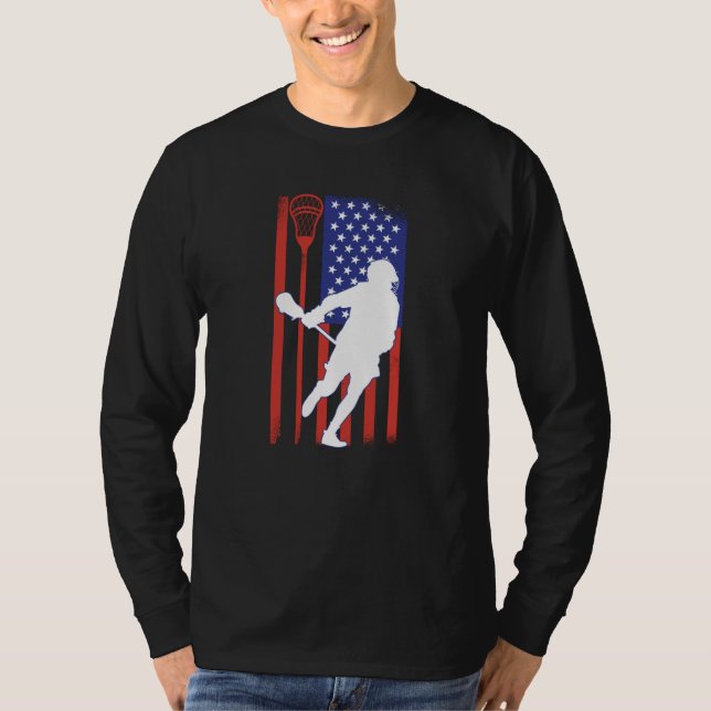 VXL Lacrosse Stick Intercrosse Team Sport American T-Shirt (Vorderseite)