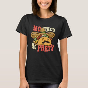 VXL Taco Dienstag Mexikanische Geschirr Lebensmitt T-Shirt