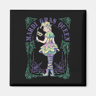 Vxls Mardi Gras Masken Karneval Womeen Card Magnet