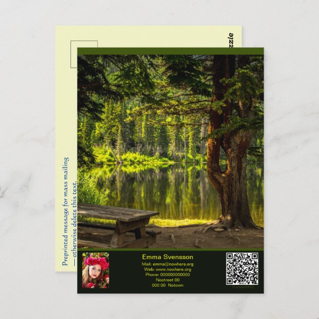 Vykort — Connect, Summer Postkarte (Vorne/Hinten)