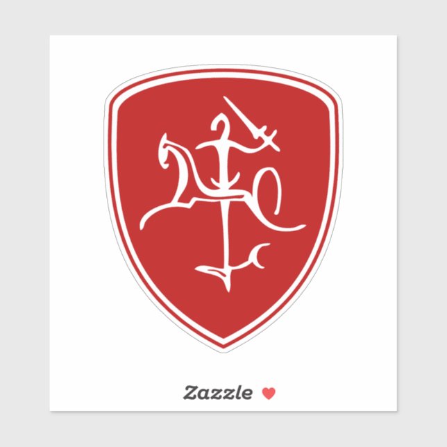 Vytis Lietuva Aufkleber (Blatt)