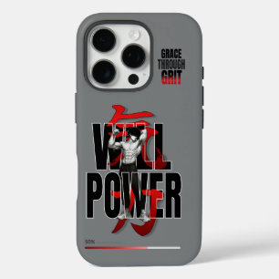 VYTROS "WILLPOWER" Ästhetische Fitness iPhone 16 Pro Hülle