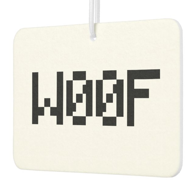 W00F [Leetspeak Animal Sounds] Autolufterfrischer (Links)
