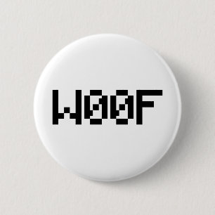 W00F [Leetspeak Animal Sounds] Button
