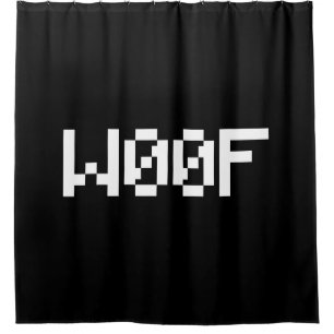 W00F [Leetspeak Animal Sounds] Duschvorhang