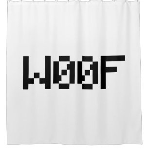 W00F [Leetspeak Animal Sounds] Duschvorhang