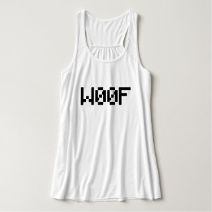 W00F [Leetspeak Animal Sounds] Tank Top