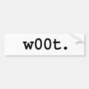 w00t. autoaufkleber