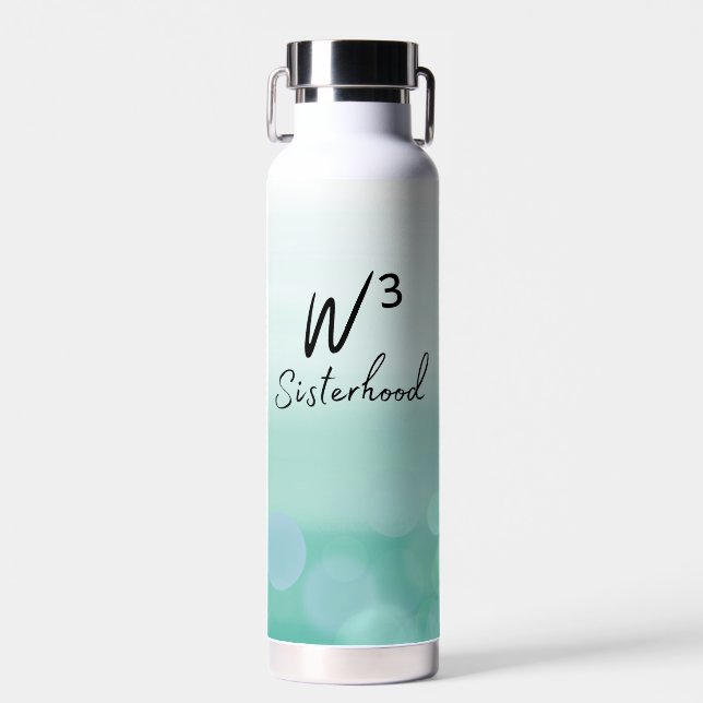 W3 Sixerhood Wasserflasche Trinkflasche (Vorne)