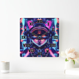 W4VE ・ DESIGHN. | "Verfahren" ~ [49 / 50] ・ Quadratische Wanduhr