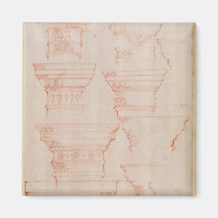 W.18v Studie der Spaltenkapitalien Magnet