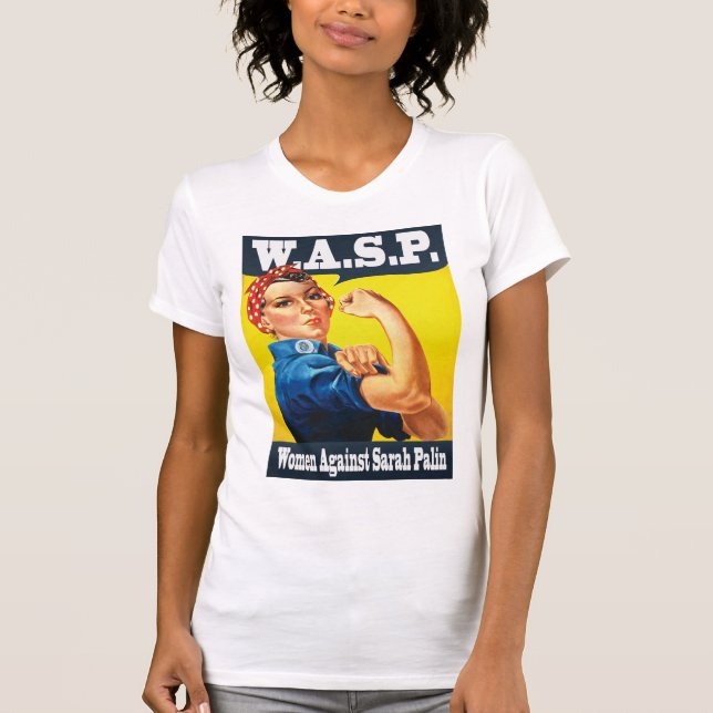 W.A.S.P. - Frauen gegen Sarah Palin T-Shirt (Vorderseite)