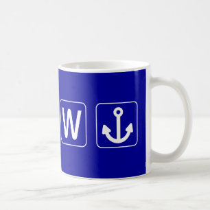 W-Anker Wanchor lustiges Geschenk Tasse