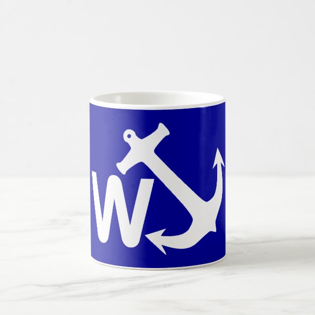 W-Anker Wanchor Witz-lustiges Geschenk Tasse (Mittel)