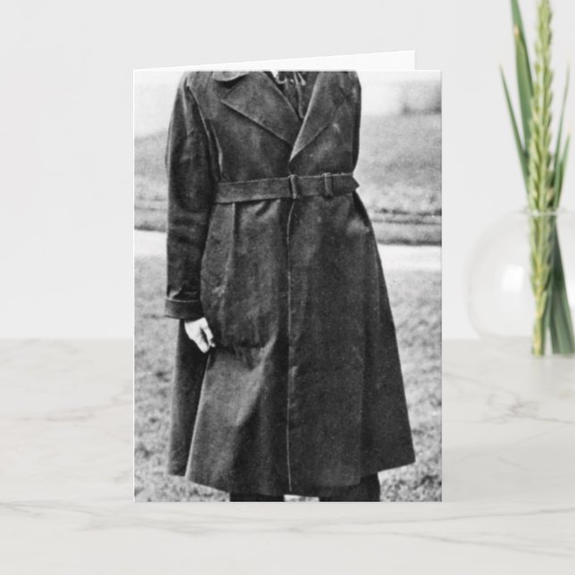 W.B. Yeats, 1923 Karte (Vorderseite)