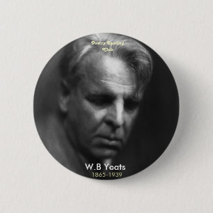 W.B. Yeats Button