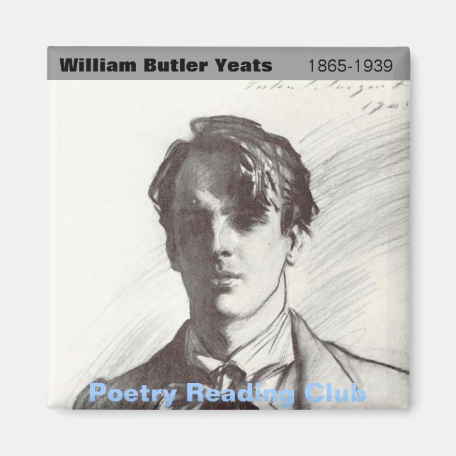 W. B. Yeats Magnet (Vorne)
