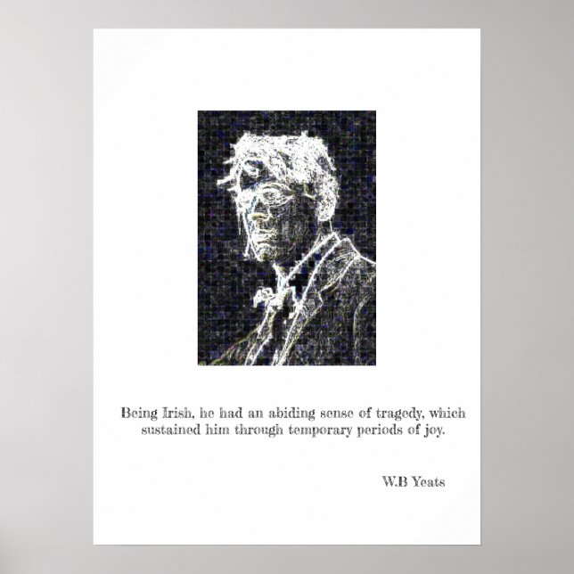 W.B Yeats Poster - Irish Poetry (Vorne)