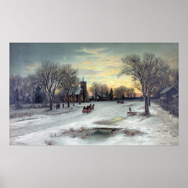 W.C. BAUER-CHRISTMAS EVE-PRINT POSTER (Vorne)