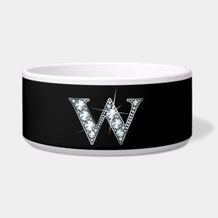 W "Diamond Bling" Pet Bowl Napf
