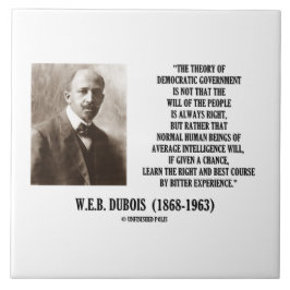 W.E.B. Dubois Theorie der demokratischen Regierung Fliese