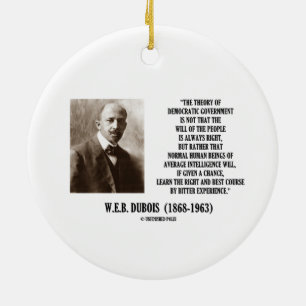W.E.B. Dubois Theorie der demokratischen Regierung Keramikornament