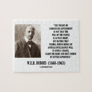 W.E.B. Dubois Theorie der demokratischen Regierung Puzzle