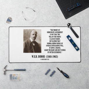 W.E.B. Dubois Theorie der demokratischen Regierung Schreibtischunterlage