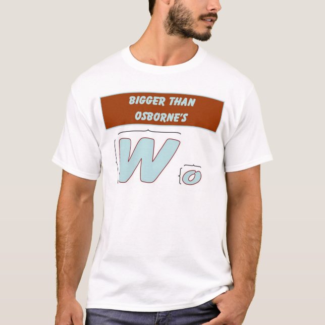W gegen O T-Shirt (Vorderseite)