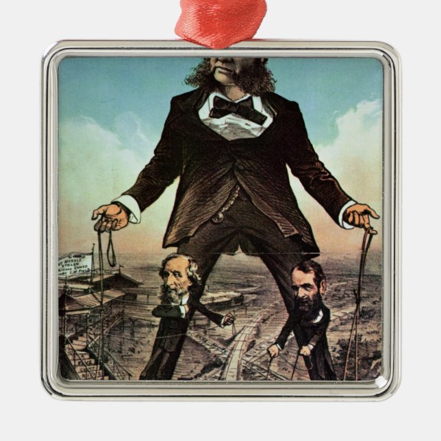 W.H. Vanderbilt als 'Koloss der Straßen Ornament Aus Metall (Vorne)