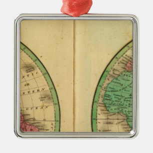 W-Hemisphäre, e-Hemisphäre Ornament Aus Metall