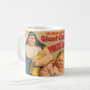 W. Hollmanns riesige Kinder und Preisbaby. Kaffeetasse