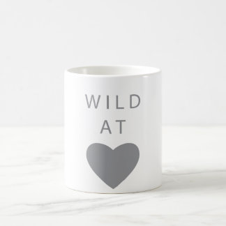 W I L D am Herzgrau Kaffeetasse