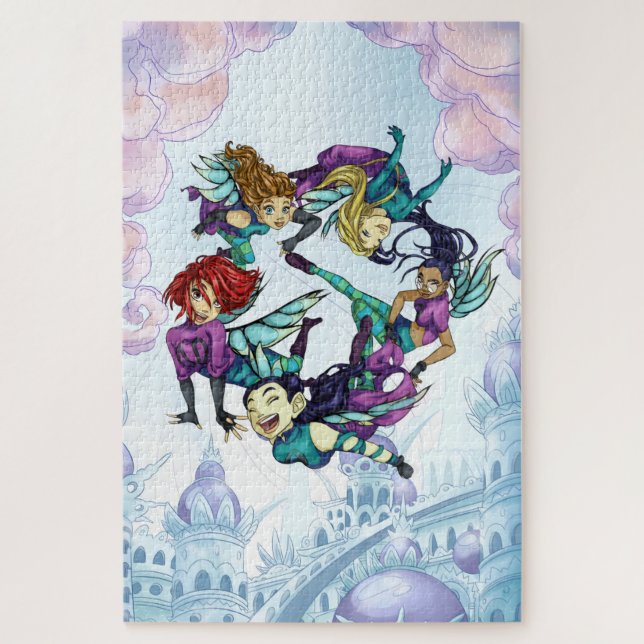 W.i.t.c.h. über das Kandrakar-Rätsel Puzzle (Vertikal)