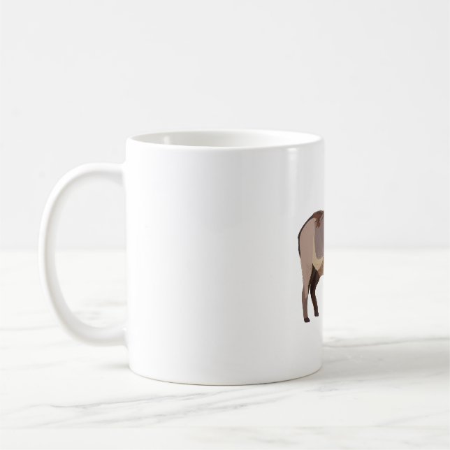 W ist für Warthog Kaffeetasse (Links)