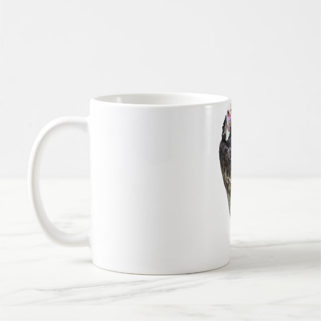 W ist für White Headed Vulture Kaffeetasse (Links)