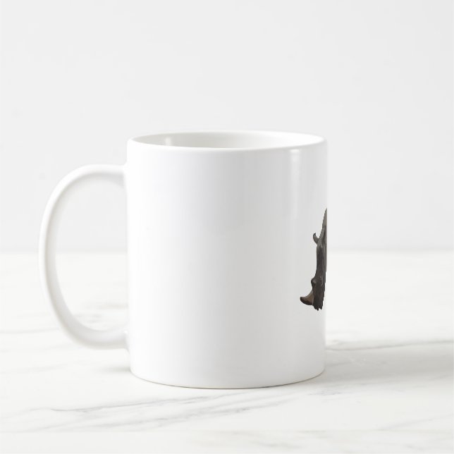 W ist für White Rhino Kaffeetasse (Links)