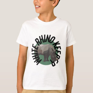 W ist für White Rhino Keeper T-Shirt