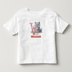 W ist für William - Benutzerdefiniertes T-Shirt fü