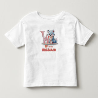 W ist für William - Benutzerdefiniertes T-Shirt fü