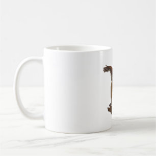 W ist für Wooly Lemur Kaffeetasse