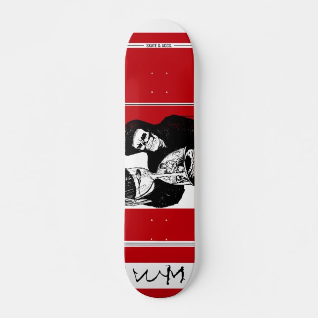 W.M. Skateboard-Plattform - grimmige Skateboard (Vorne)