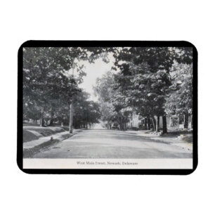 W. Main St., Newark, Delaware Vintag Magnet