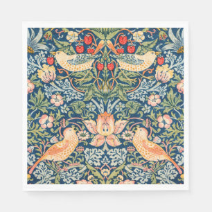 W Morris Strawberry Diief Paper Napkin Serviette