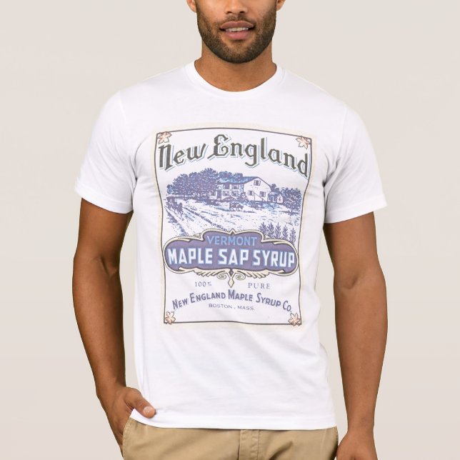 W Neu-England Ahorn-m T-Shirt (Vorderseite)