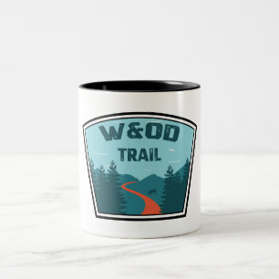 W&OD Trail Zweifarbige Tasse