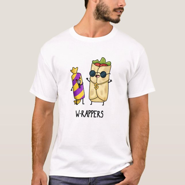 W-Rappers Funny Food Pun T-Shirt (Vorderseite)