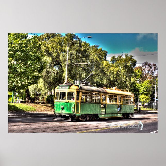 W-Straßenbahn Poster (Vorne)