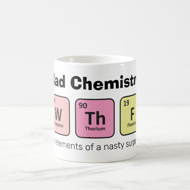 "W Th F: Die ekligen Überraschungen Kaffeetasse (Mittel)